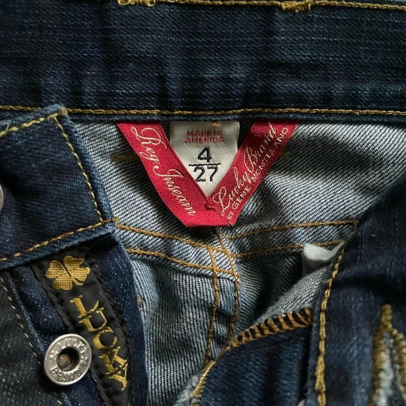 Lucky brand jeans sz 27 hemmed to inseam 26” - Picture 6 of 11